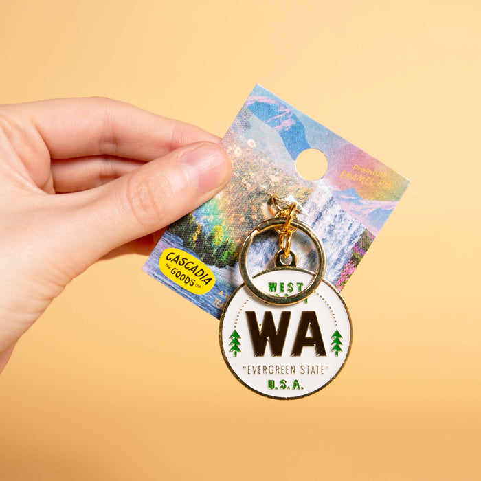 Tender Loving Empire - WA Round Enamel Keychain
