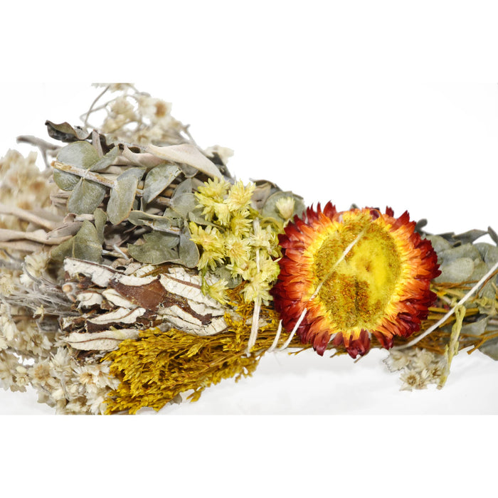 Andaluca - 6" Strawflower Sage Smudge Wand