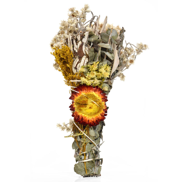 Andaluca - 6" Strawflower Sage Smudge Wand