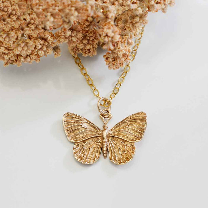 Nina Designs - 18 Inch Dimensional Butterfly Necklace