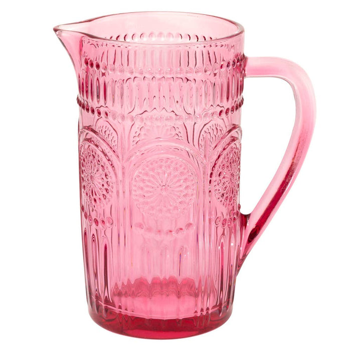 Boston International - 7.75" Pink Codi Glass Pitcher