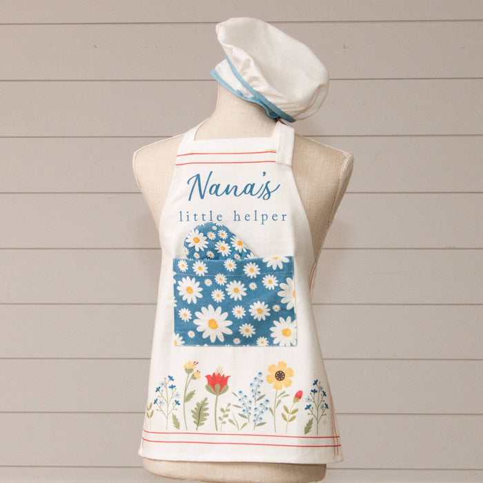 Audrey's - Child's Apron, Hat, Mitt - Nana's Little Helper