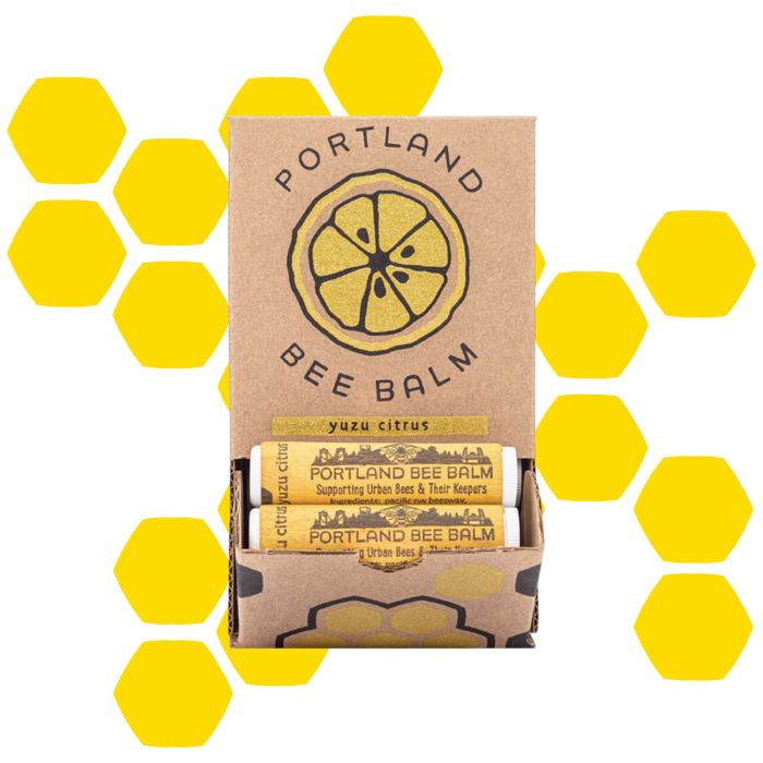 Portland Bee Balm Organic Yuzu Citrus Beeswax Lip Balm