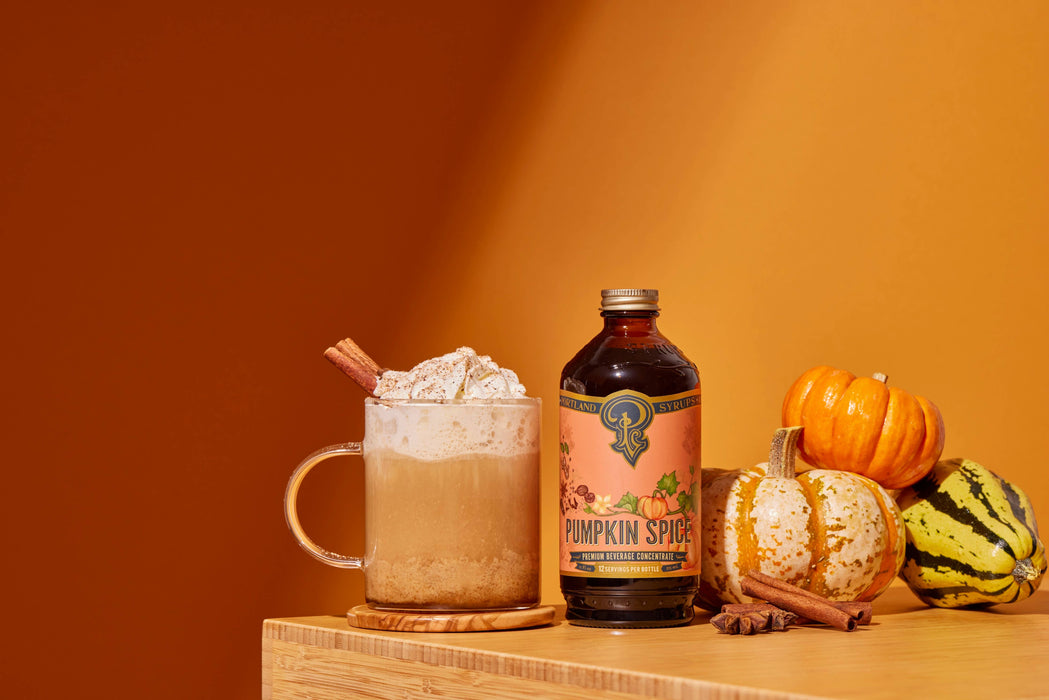 Portland Syrups - Pumpkin Spice Syrup 12 oz - coffee, tea, cocktail mixer