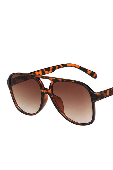 ACCITY - Vintage Double Bridge Aviator Sunglasses_CWASG0113