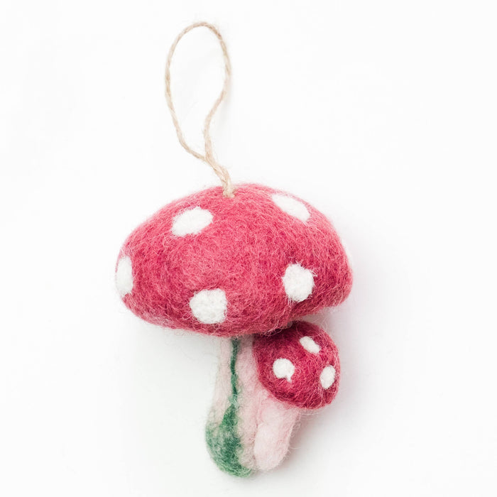 The Winding Road - Felt Mushroom Ornaments