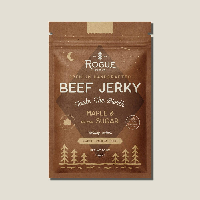 Rogue Jerky Co. - Maple & Brown Sugar Beef Jerky - 2.0 OZ.