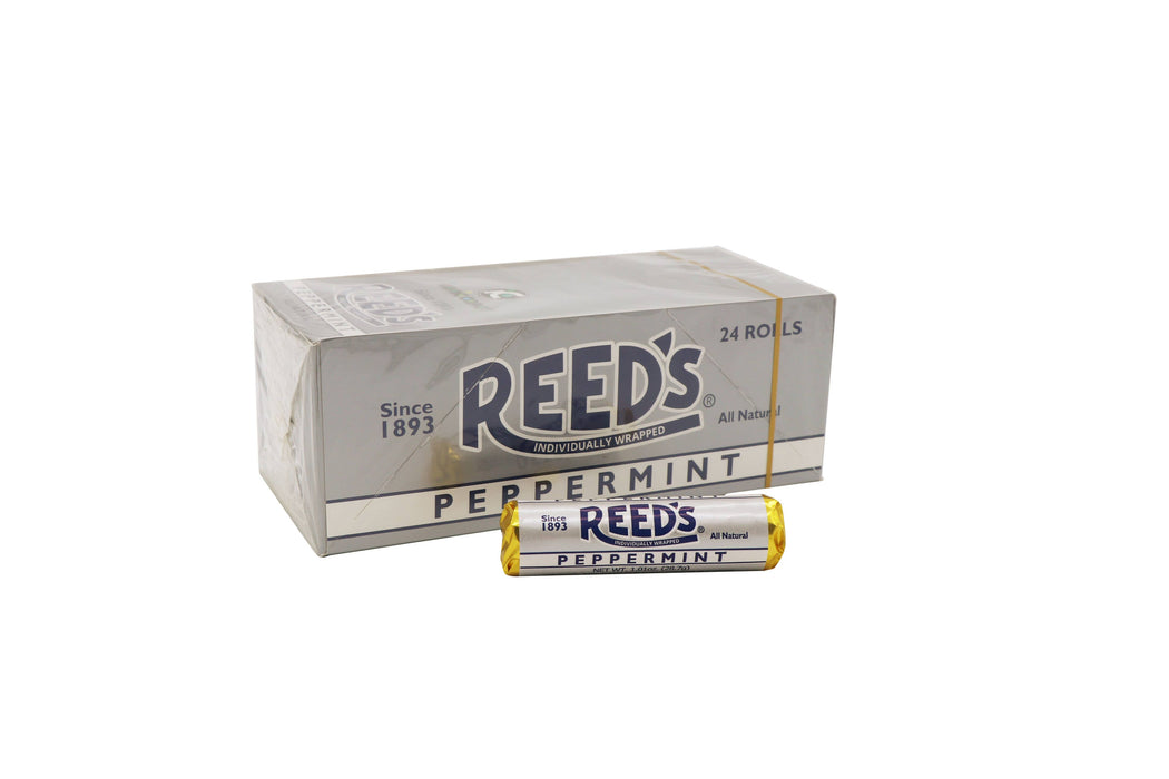 Grandpa Joe's Candy Shop - Reed's Candy Rolls Peppermint, 24ct