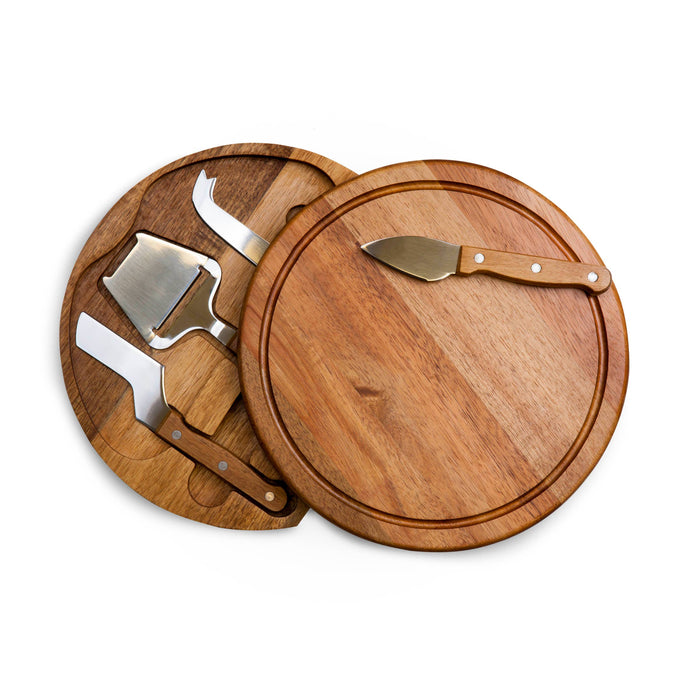 Picnic Time Family of Brands - Acacia Circo Cheese Cutting Board & Tool Set