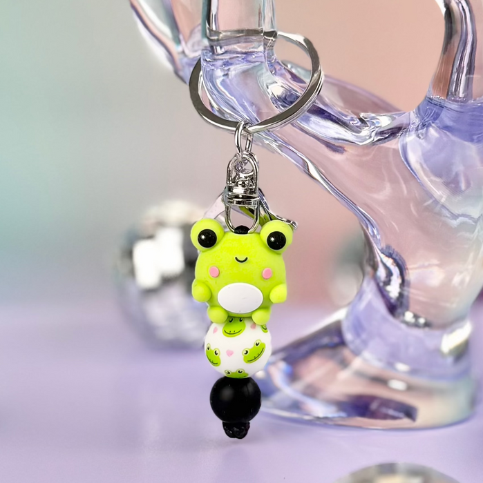HandCrofted - Cute Frog Keychain