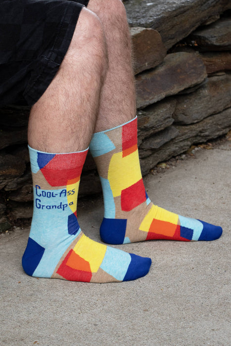 Blue Q - Cool- Ass Grandpa Men's Socks