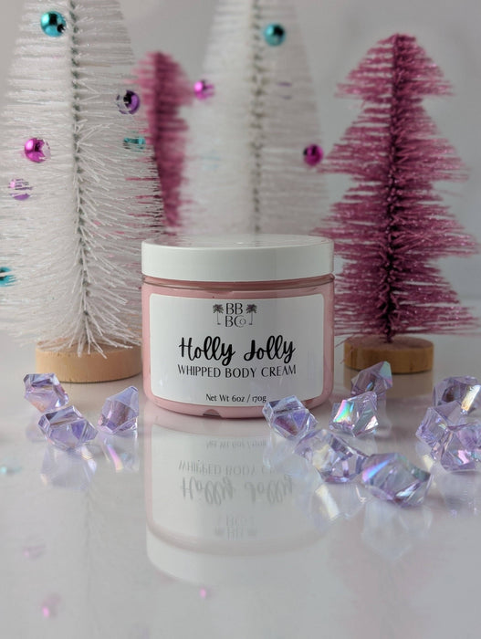 Beachy Bubbles Bath Co - Holly Jolly Whipped Body Cream - Christmas 2025