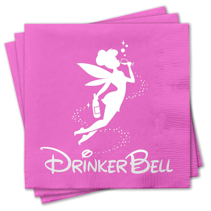 Chris’s Stuff Inc. - Funny Cocktail Napkins - Drinker Bell
