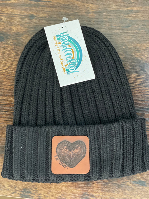 HandCrofted Camas Heart Beanie