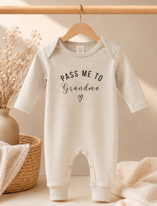 Camas Threads Kids PASS ME TO GRANDMA Romper
