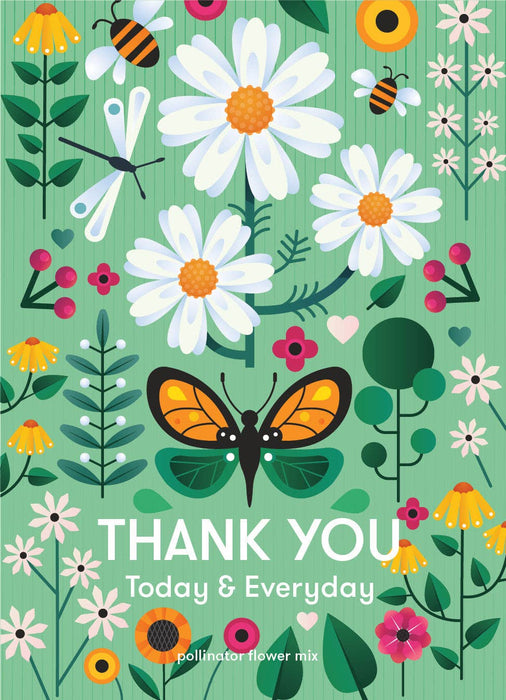 Bentley Seed Co. - Thank You Today Everyday - Pollinator Flower Mix Seed Packets