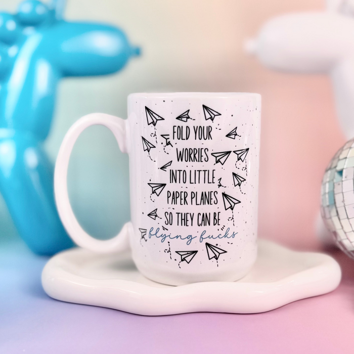 HandCrofted - Flying Fucks 15oz Mug