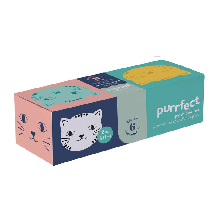 Danica Jubilee - Purrfect Shaped Cat Pinch  Bowls