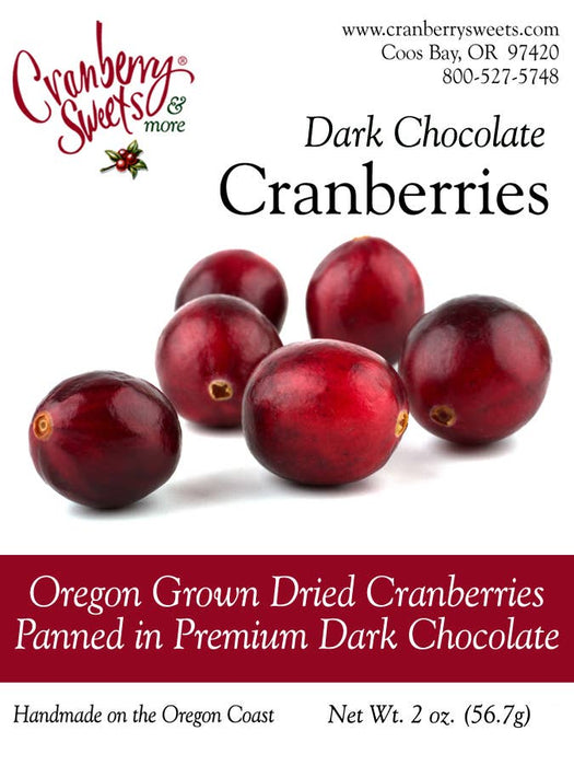 Cranberry Sweets & More - Dark Chocolate Covered Cranberries