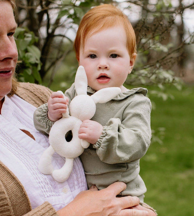 Burt's Bees Baby - Bunny Plush Baby Rattle