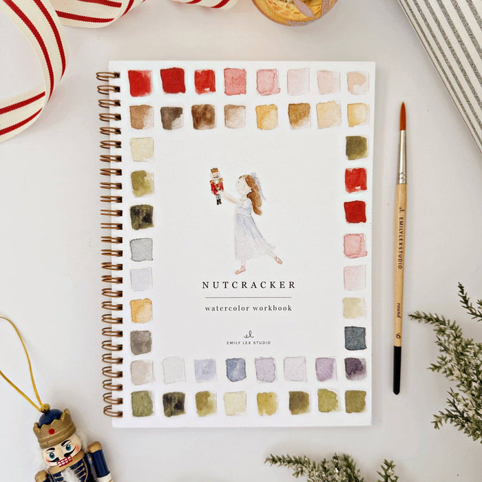 emily lex studio - Nutcracker watercolor workbook
