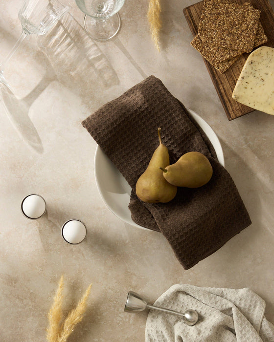 Geometry - Espresso Truffle Hand Towel