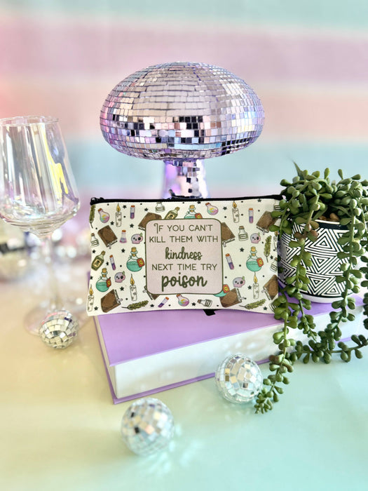 HandCrofted - Try Poison Zipper Pouch