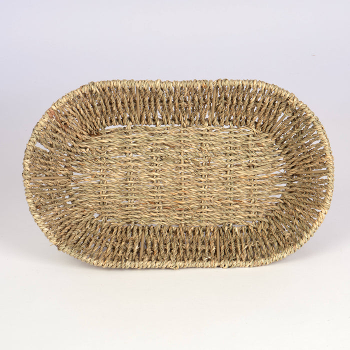 Willow Group - Oval Seagrass Bowl Basket 14"