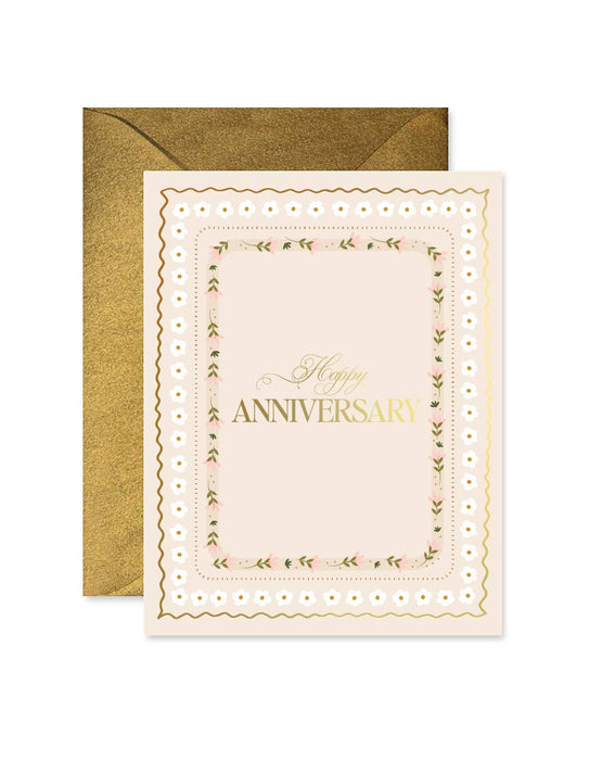Ginger P. Designs - Happy Anniversary Album Greeting Card