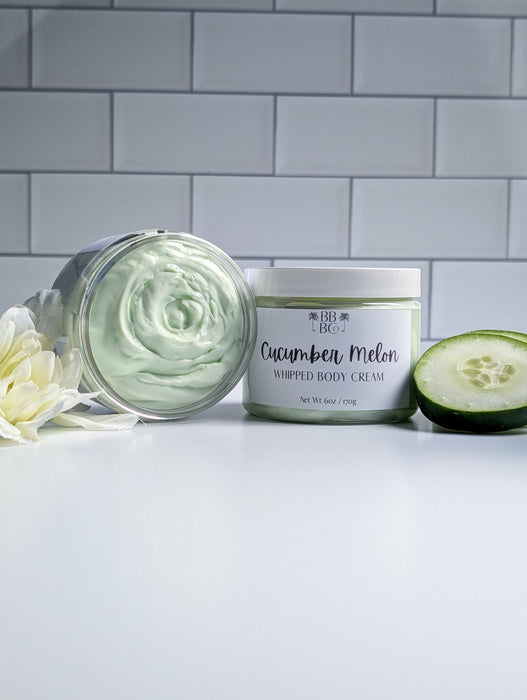 Beachy Bubbles Bath Co - Cucumber Melon Whipped Body Cream - Spring 2026
