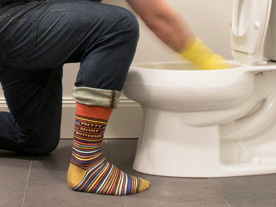 Blue Q - Pretty Decent Boyfriend Men's Socks