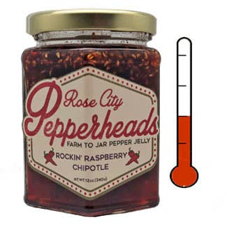 Rose City Pepperheads - Rockin' Raspberry Chipotle Pepper Jelly