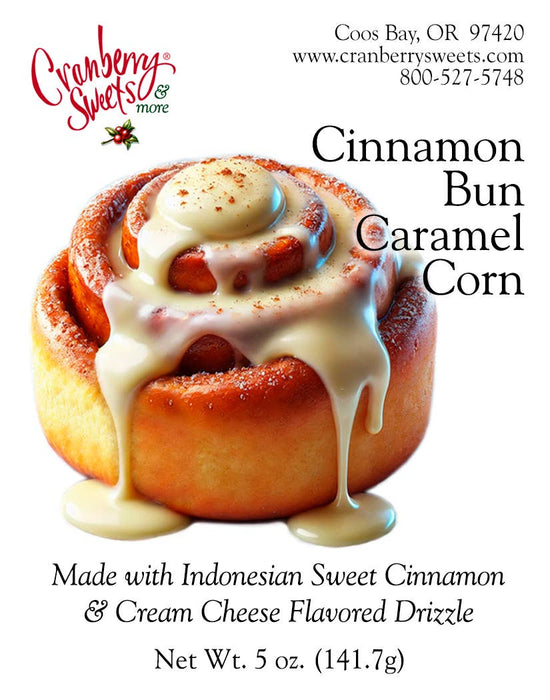 Cranberry Sweets & More - Cinnamon Bun Caramel Corn