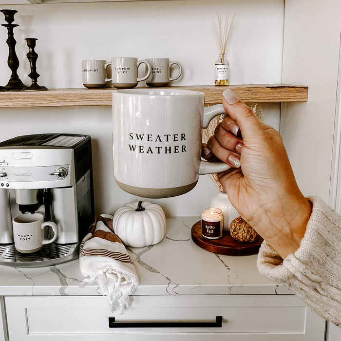 Sweet Water Decor - Sweater Weather Stoneware Coffee Mug