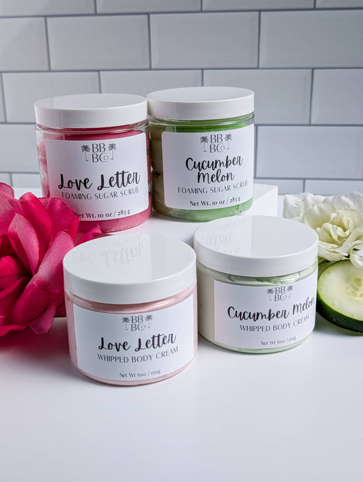 Beachy Bubbles Bath Co - Cucumber Melon Whipped Body Cream - Spring 2026