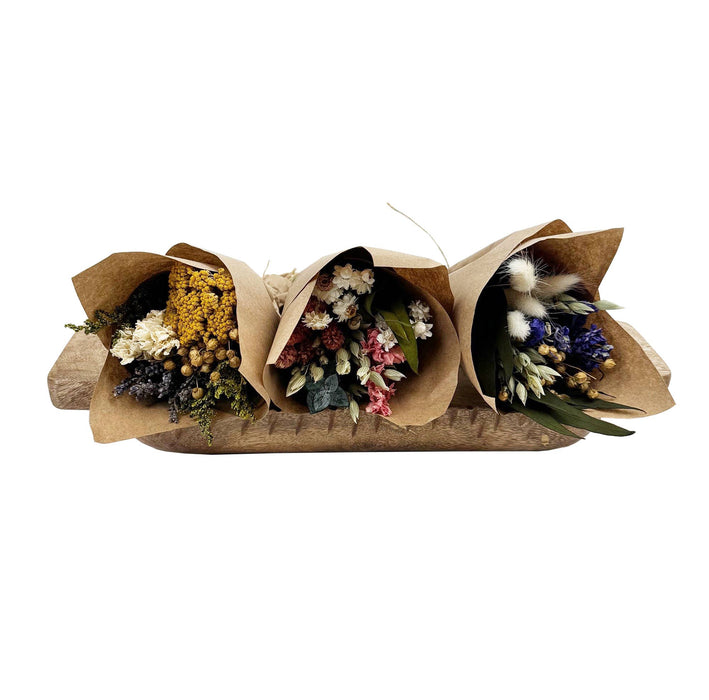 Andaluca - MINI Pink Larkspur & Baby Eucalyptus Bouquet Bundle #134