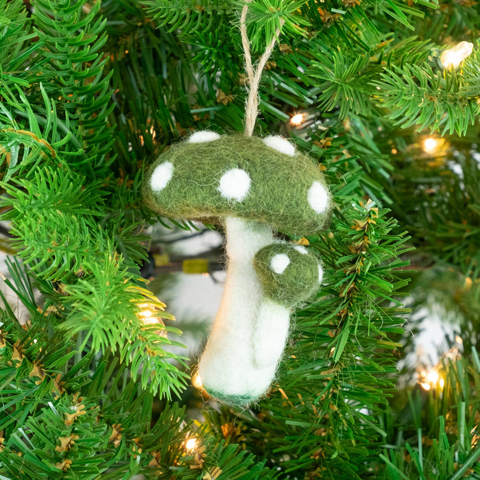 The Winding Road - Felt Mushroom Ornaments