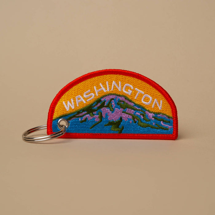 Tender Loving Empire - Mt. Rainier Washington Patch Keychain