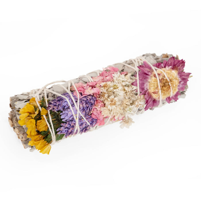 Andaluca - 4" Happy Floral Sage Smudge Stick