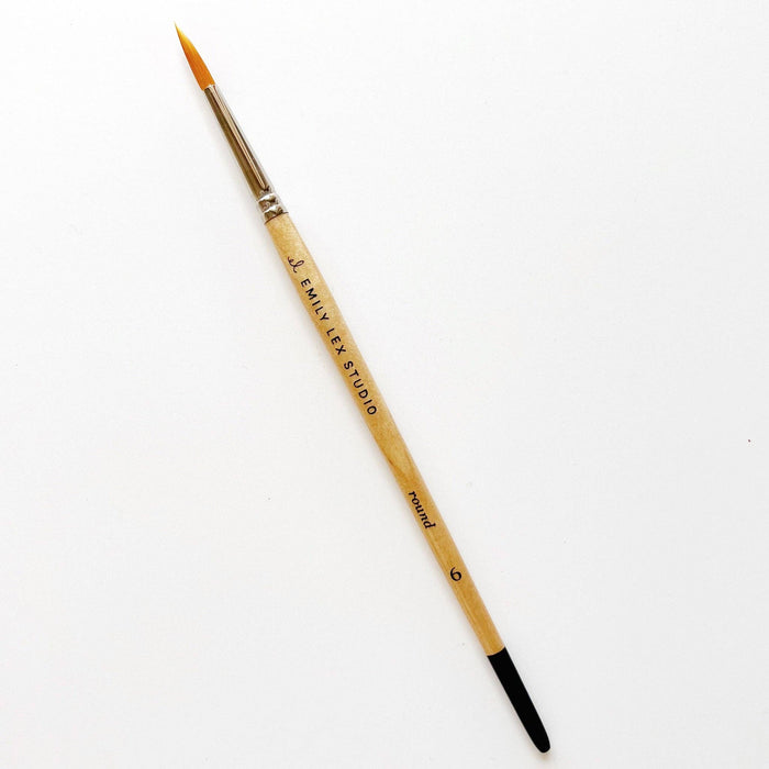 emily lex studio - Watercolor paintbrush, size 8 (large) or size 0 (small)