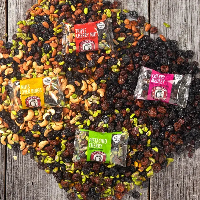 Chukar Cherry Company - 1.85 oz Nuts Over Bings - Fruit and Nut Energy Mix