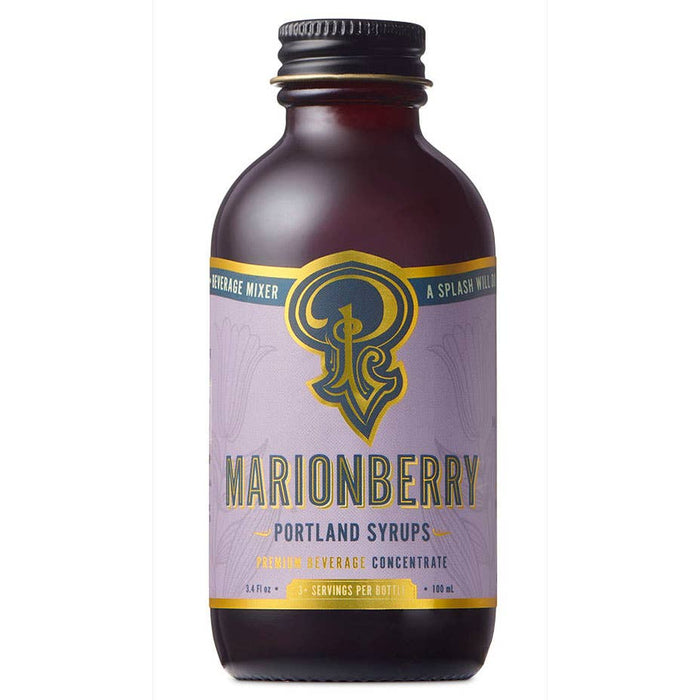 Portland Syrups - Marionberry Syrup 3.4oz - cocktail / mocktail beverage mixer