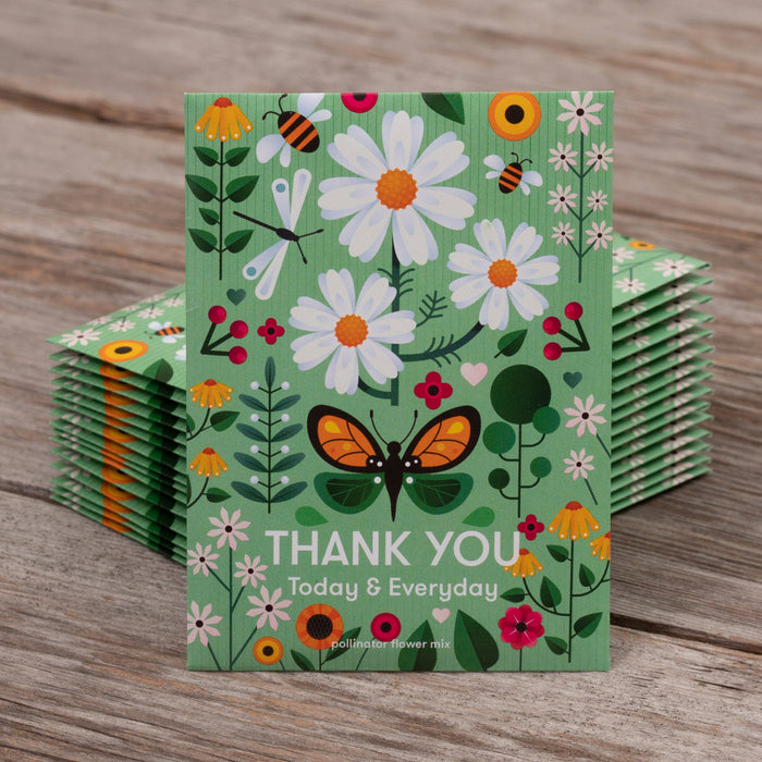Bentley Seed Co. - Thank You Today Everyday - Pollinator Flower Mix Seed Packets