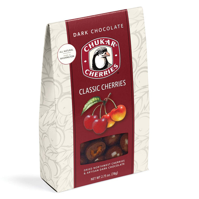 Chukar Cherry Company - 2.75 oz Classic Dark Cherries - Dark Chocolate