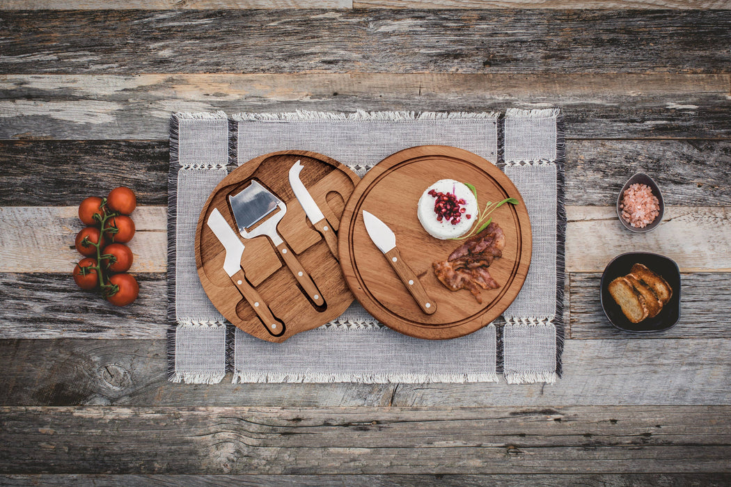 Picnic Time Family of Brands - Acacia Circo Cheese Cutting Board & Tool Set