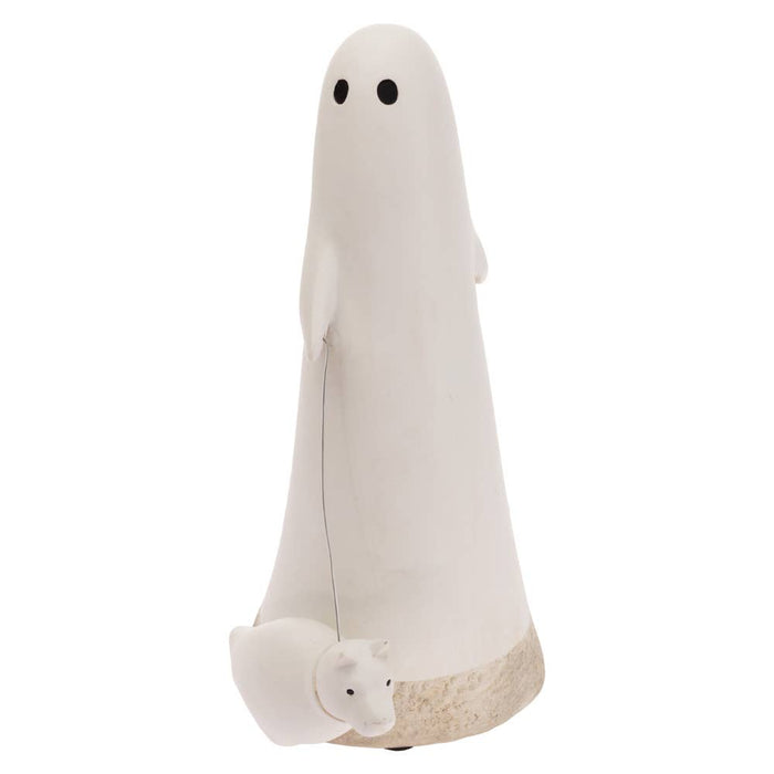 Boston International - 8.5" Tall Ghostly Dog Walk Halloween Décor
