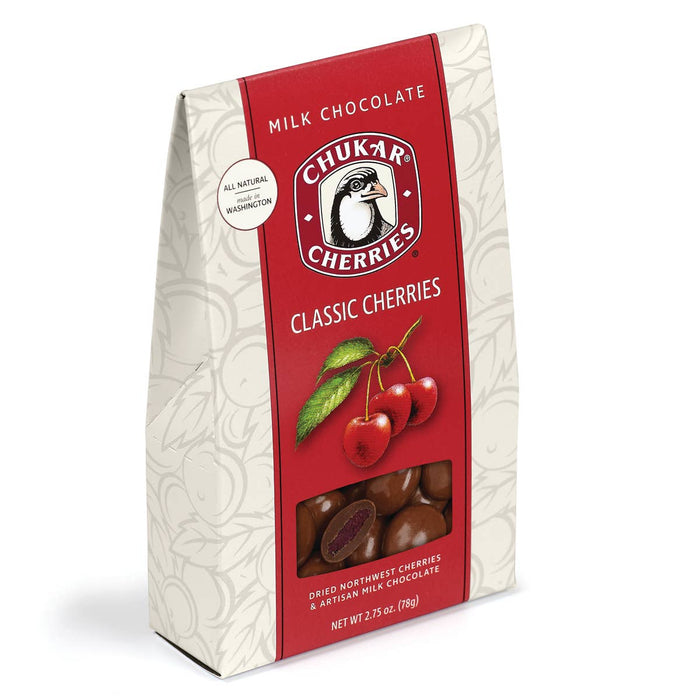 Chukar Cherry Company - 2.75 oz Classic Milk Cherries - Milk Chocolate