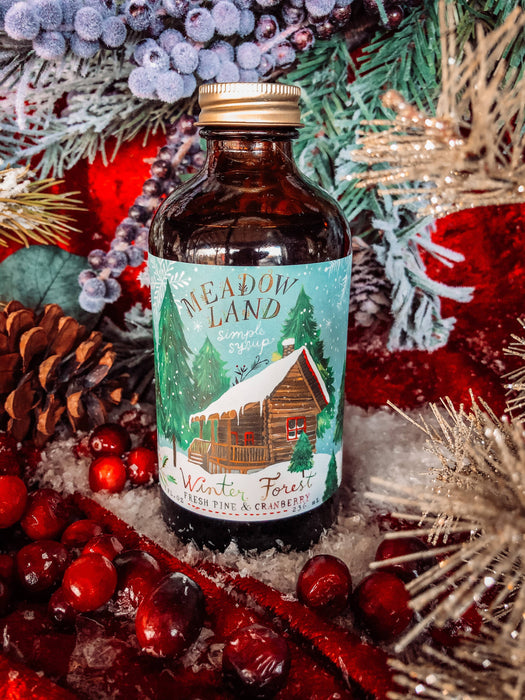 Meadowland Syrup - Winter Forest Simple Syrup