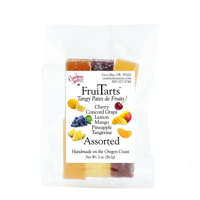 Cranberry Sweets & More - Tangy Pates de Fruits - Assorted: 2 oz.