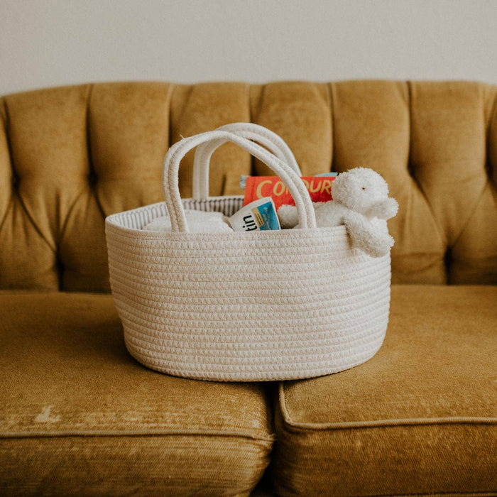 Parker Baby Co. Rope Diaper Caddy